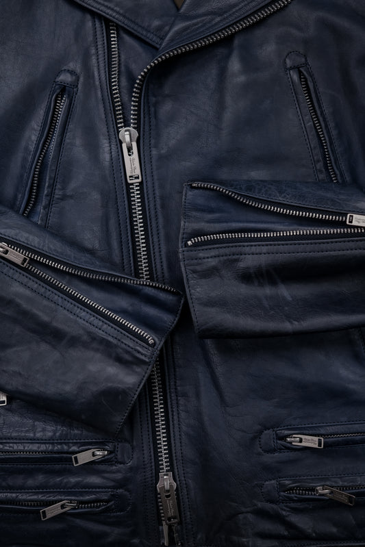 Undercover F/W2013 “Anatomicouture" - Calf Leather Double Rider Jacket