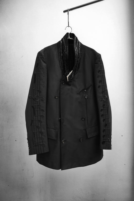 TAKAHIROMIYASHITA TheSoloist. S/S2018 “Femme Fatale Fellow” - Musical Note Embroidered Coat