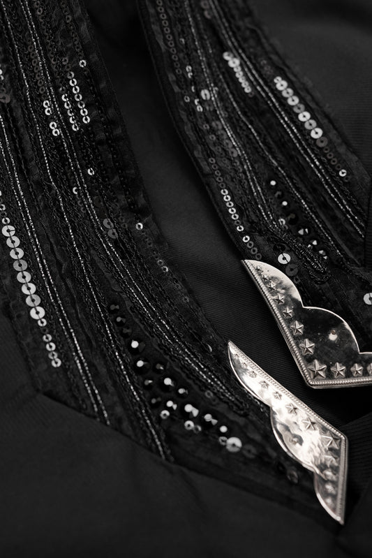 TAKAHIROMIYASHITA TheSoloist. S/S2018 “Femme Fatale Fellow” - Musical Note Embroidered Coat