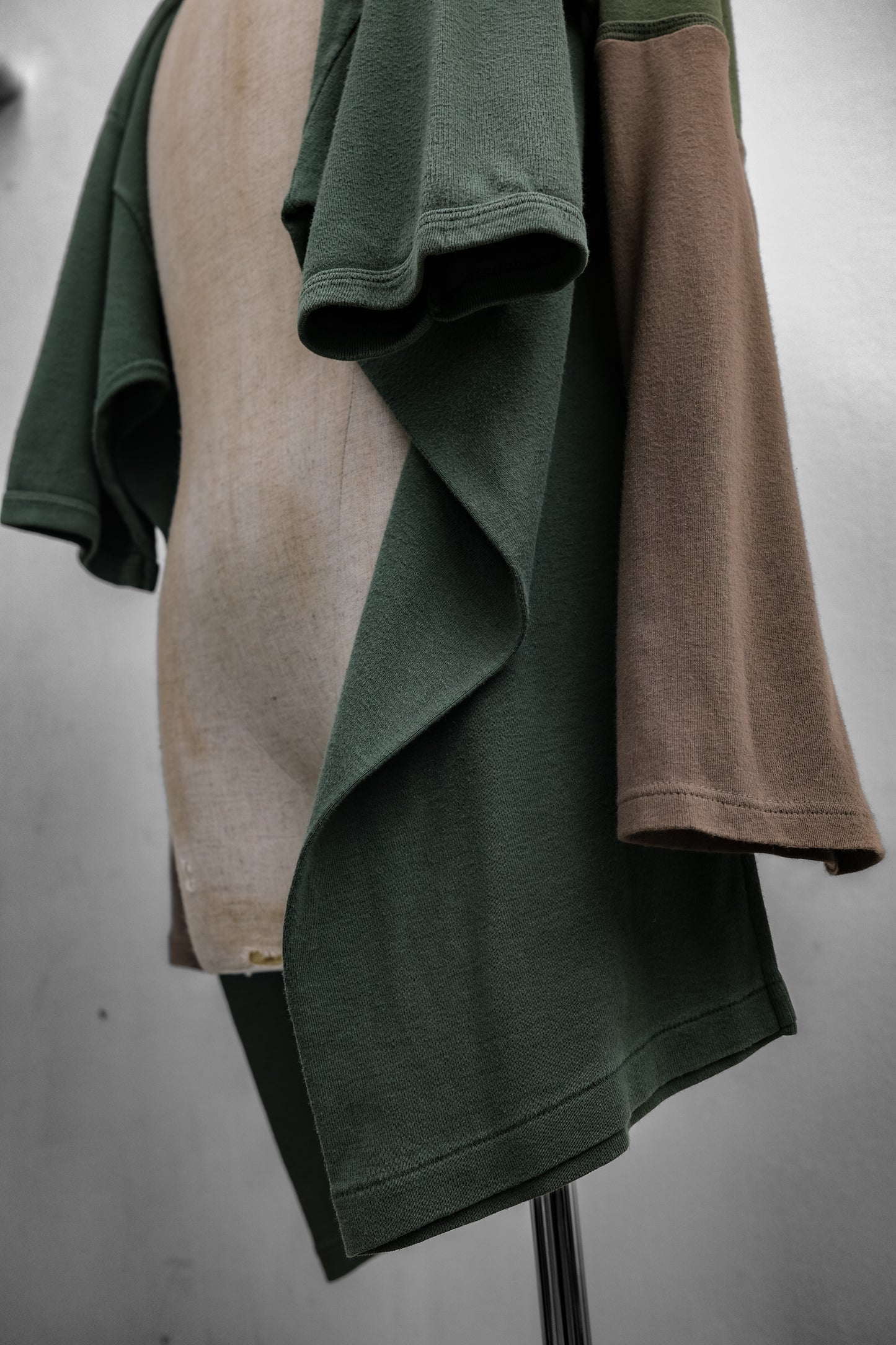 Martin Margiela Line ⓪ S/S2002 - Artisanal Reconstructed T-shirts Cardigan