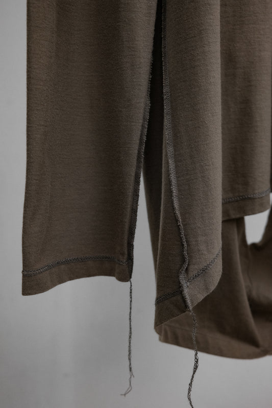 Martin Margiela S/S2003 - Inside-out Front Draped Top