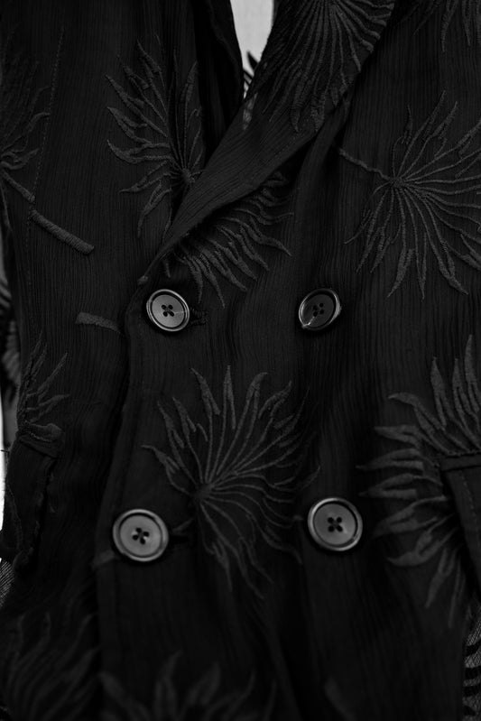 Ann Demuelemeester by Sébastien Meunier S/S2016 - Silk Blend Organza Embroidered Blazer