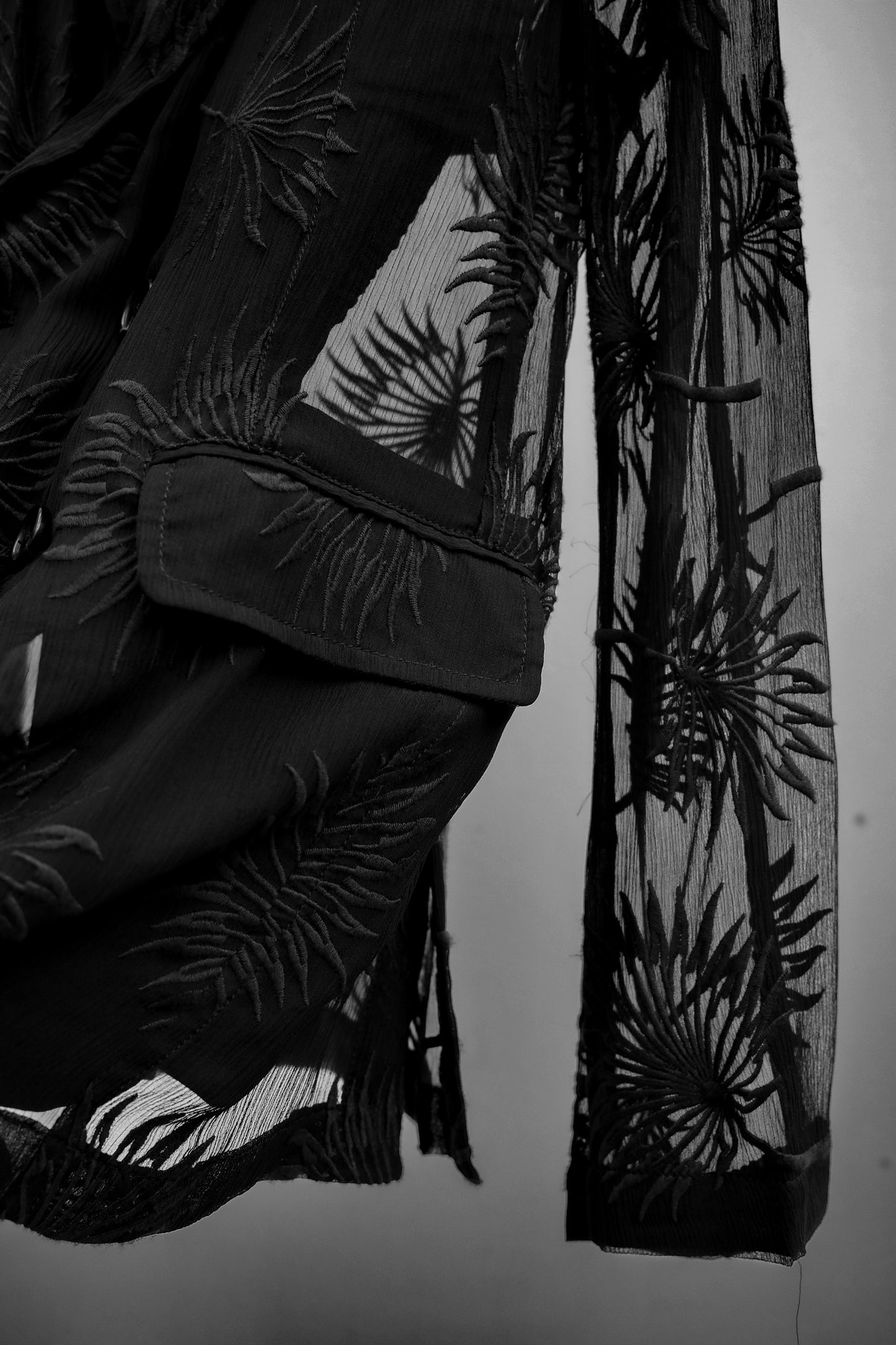 Ann Demuelemeester by Sébastien Meunier S/S2016 - Silk Blend Organza Embroidered Blazer