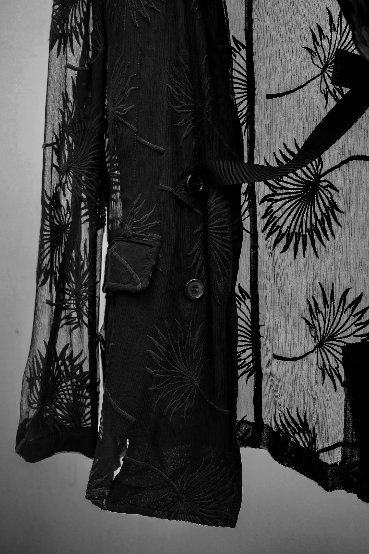 Ann Demuelemeester by Sébastien Meunier S/S2016 - Silk Blend Organza Embroidered Blazer