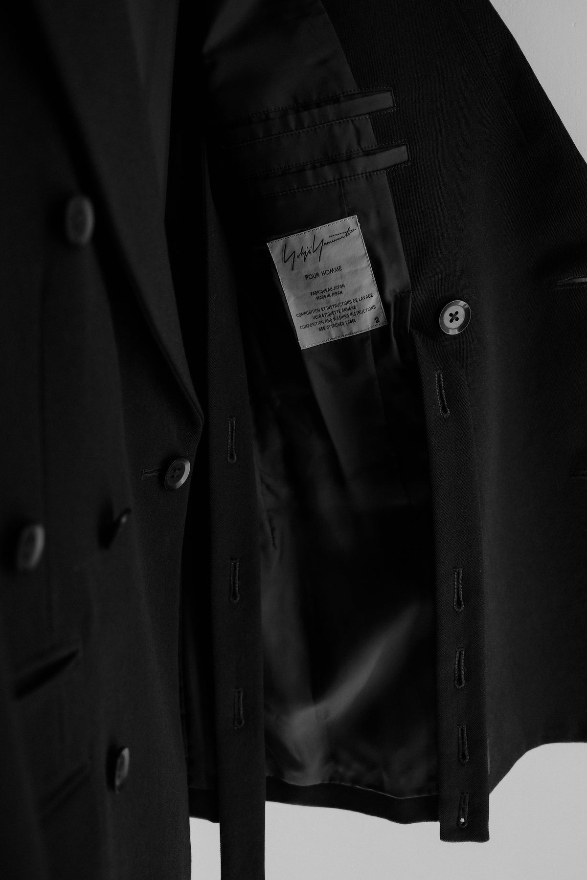 Yohji Yamamoto POUR HOMME F/W2013 - Double Breasted Wool Blazer