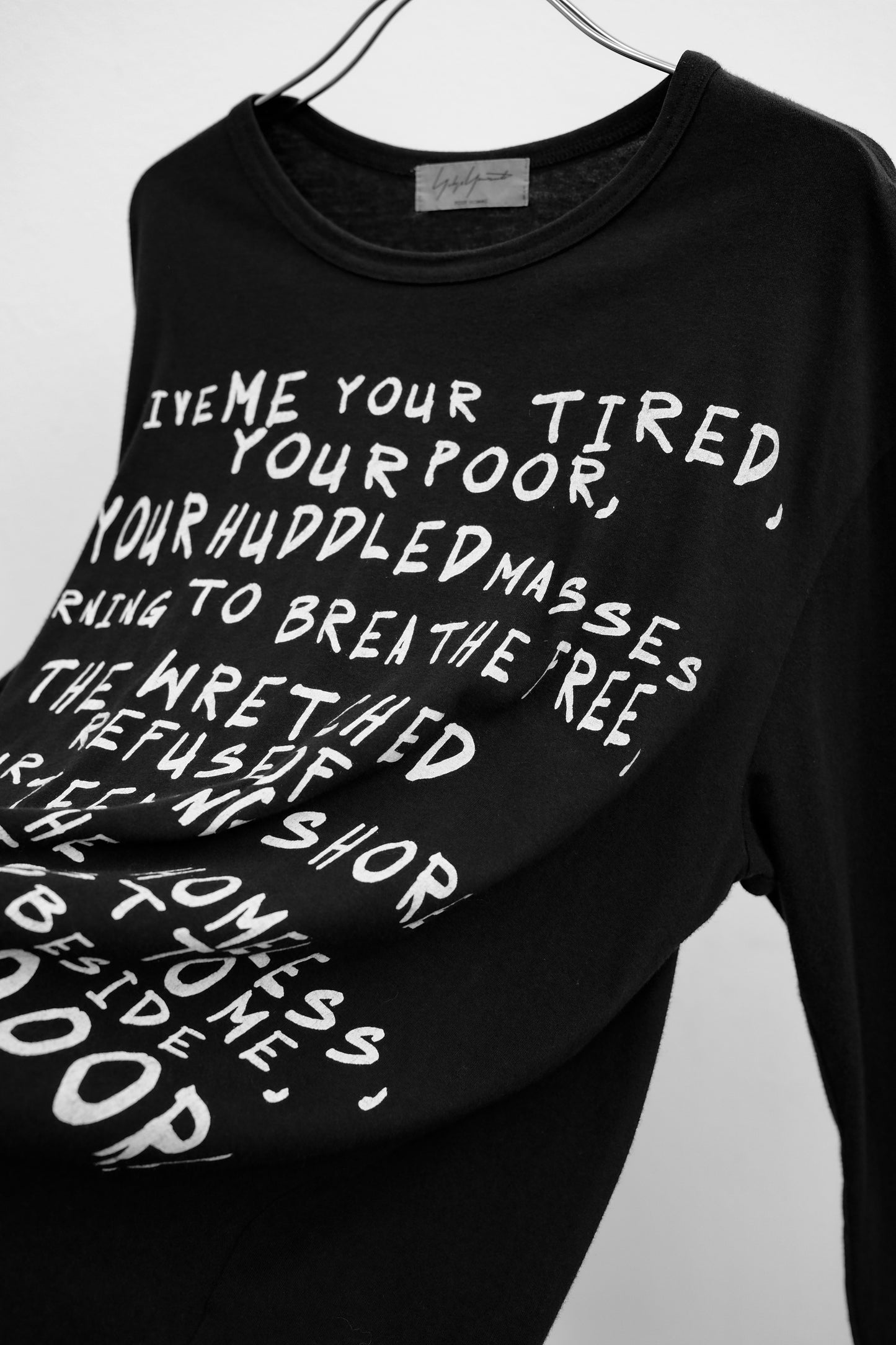 Yohji Yamamoto POUR HOMME S/S2017 - Poem L/S Tee