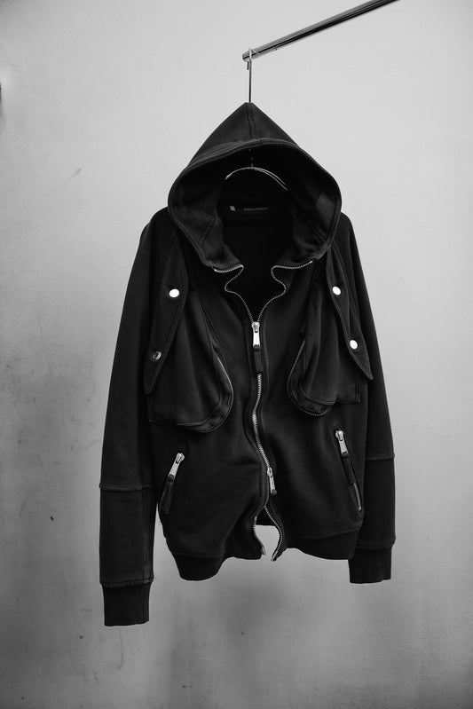 DSQUARED² F/W2004 - Cargo Zip-up Hoodie