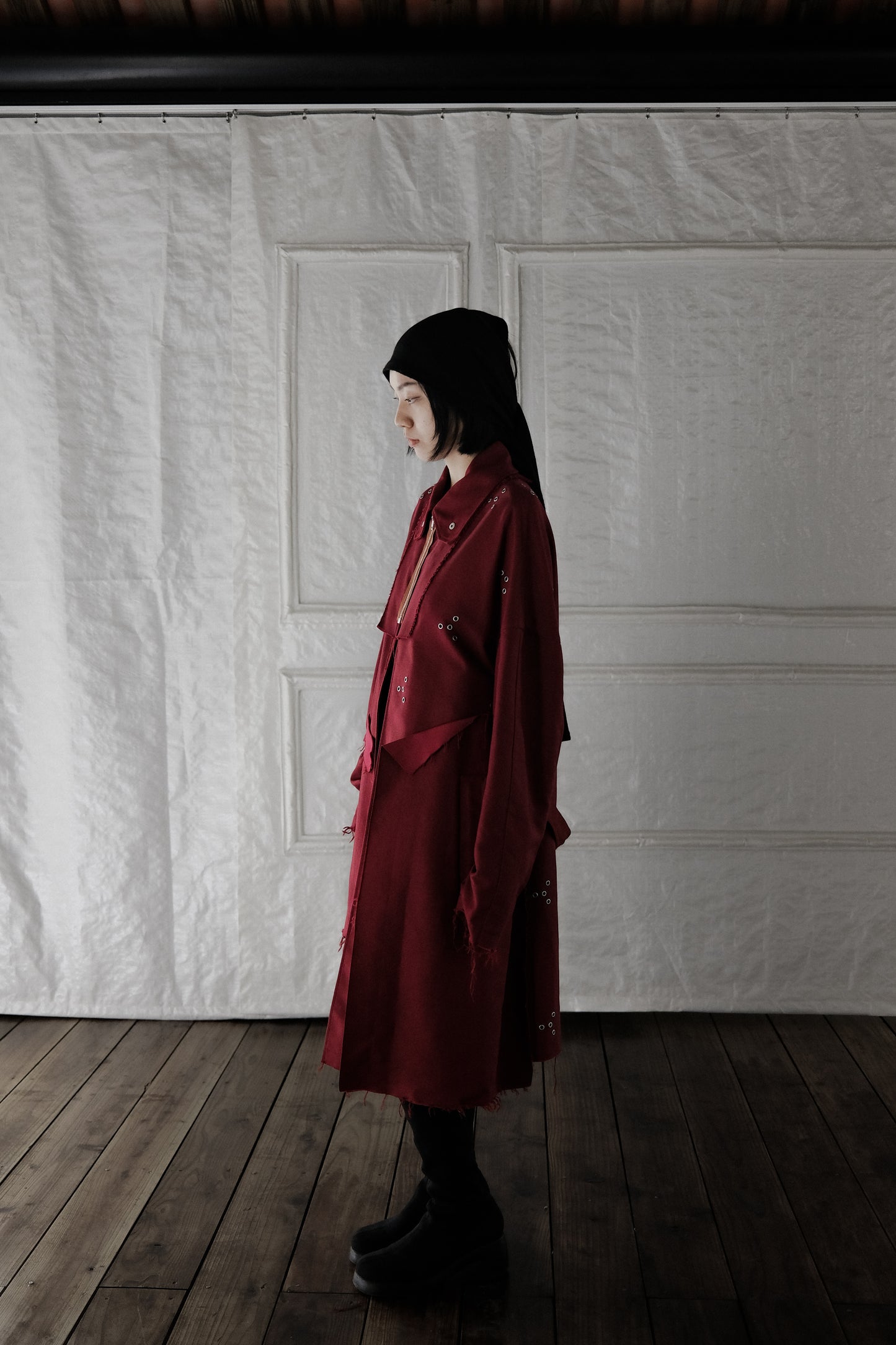 RAF SIMONS S/S2016 - Eyelet Coat