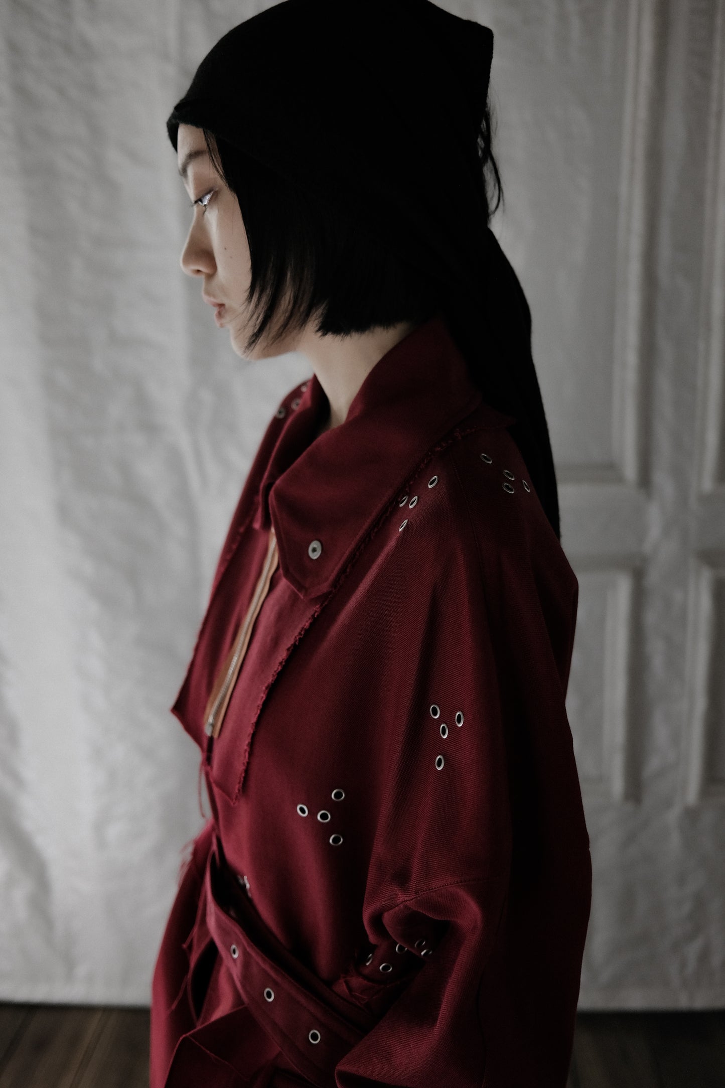RAF SIMONS S/S2016 - Eyelet Coat