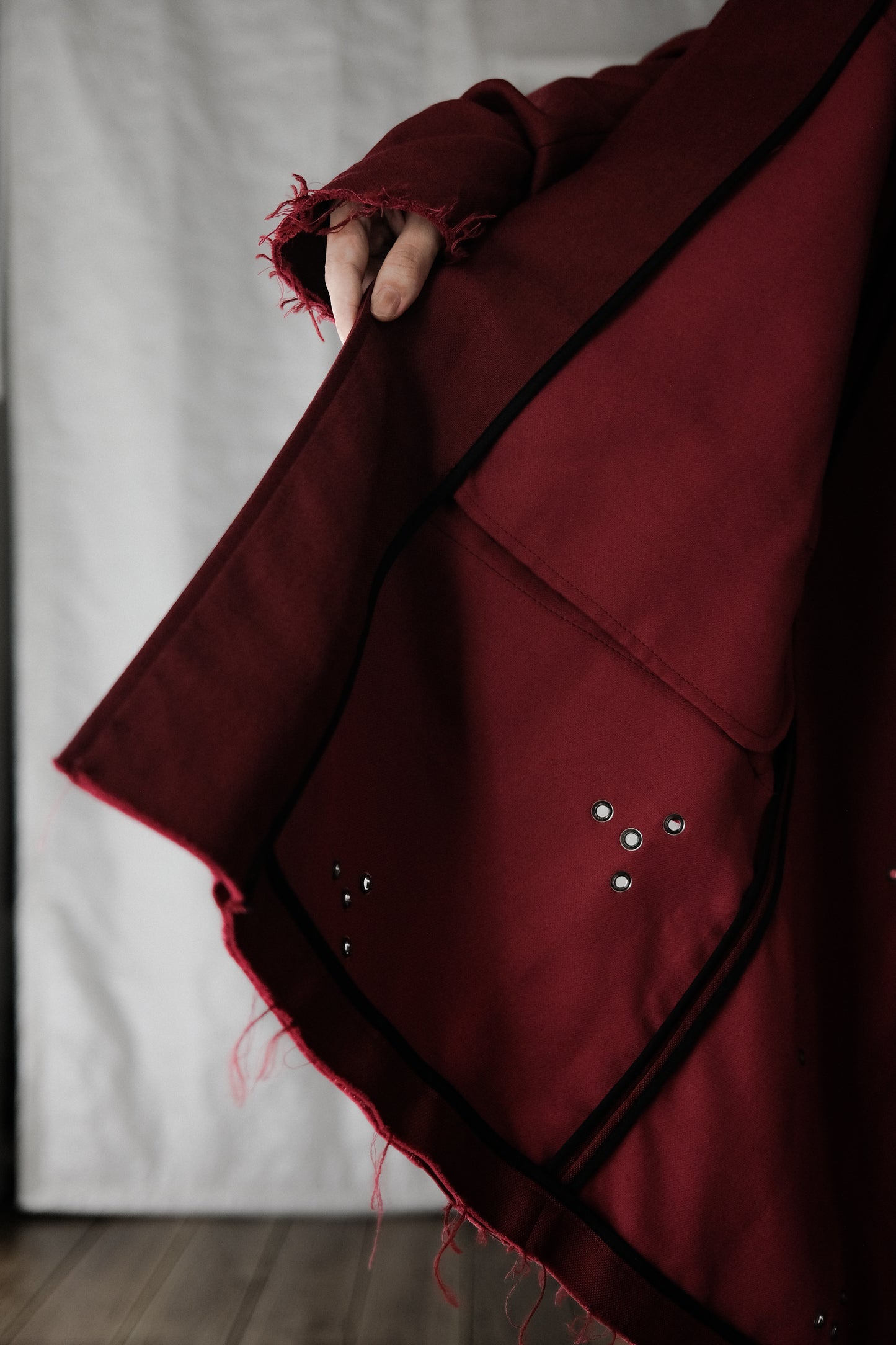 RAF SIMONS S/S2016 - Eyelet Coat