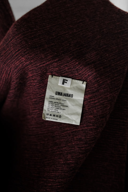 UMA WANG F/W2015 - Wool Oversized Shawl
