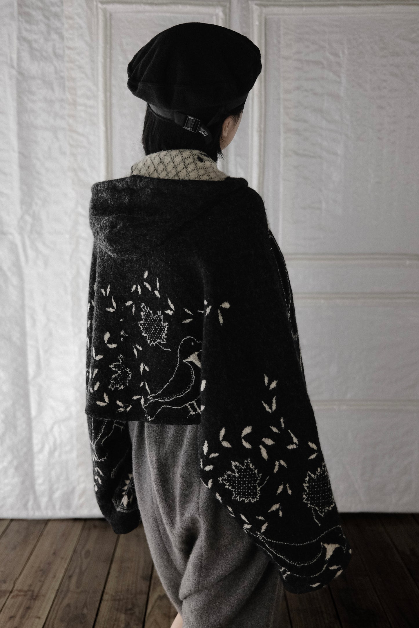 Marithé + François Girbaud 1980s - Dolman Sleeve Hooded Sweater