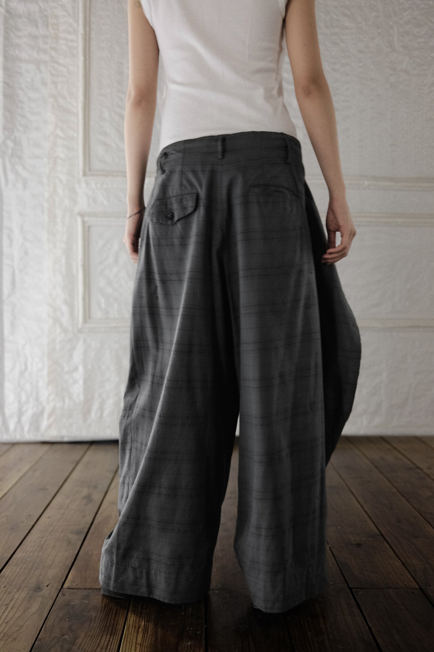 Junya Watanabe F/W1994 - Double Layered Check Wide Pants