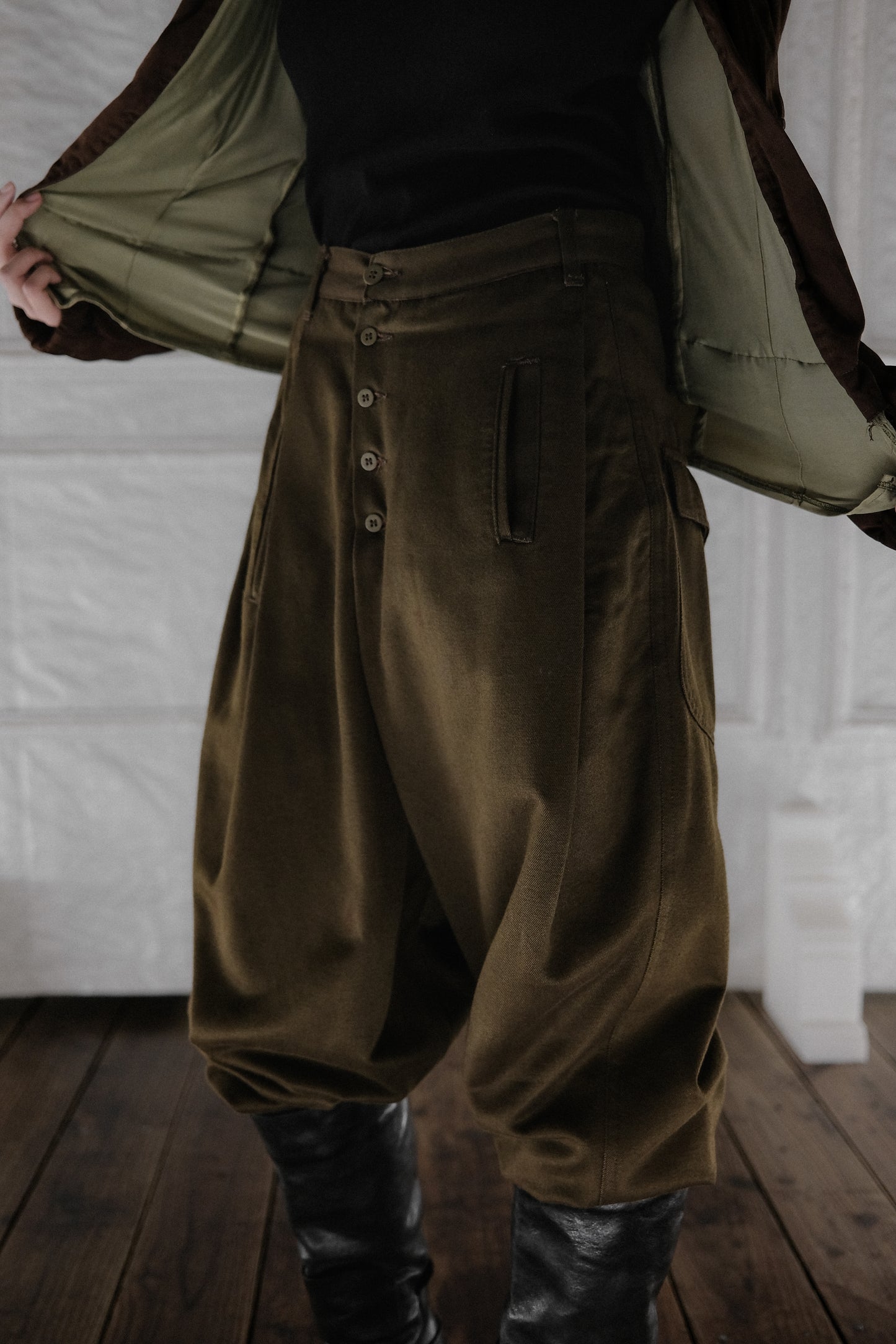 Marithé + François Girbaud “CLOSED” 1980s - Balloon Cargo Pants