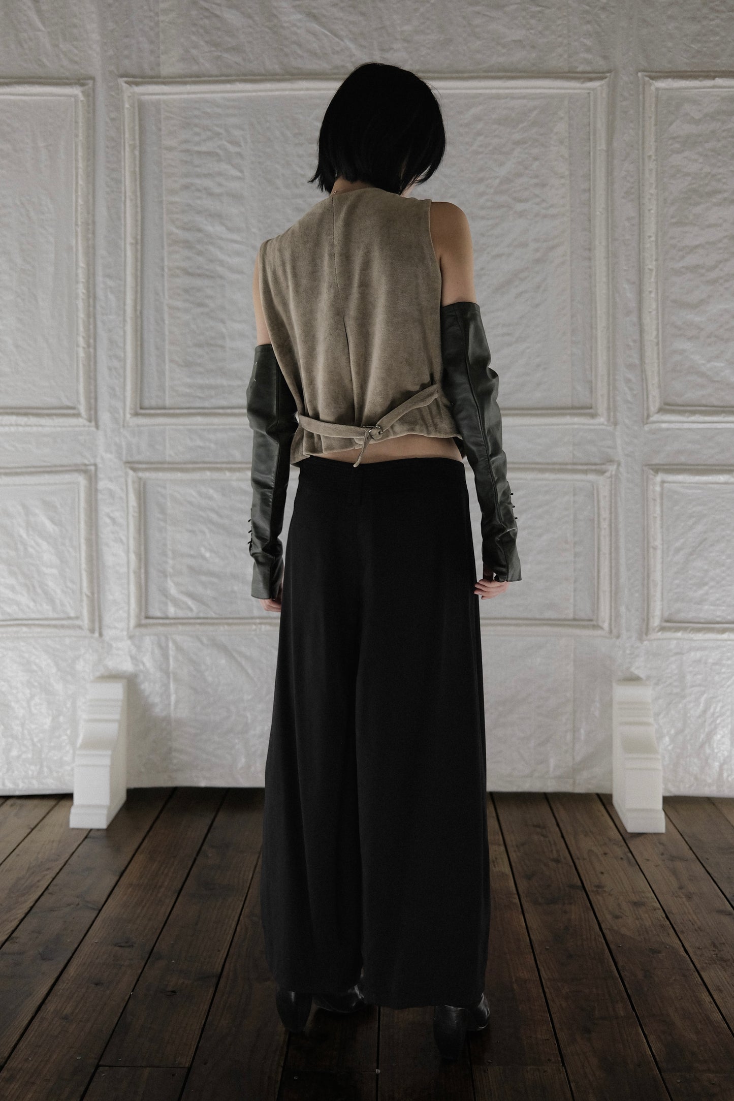 Marithé + François Girbaud 1980s “11342 Super Casual” - Gabardine Double Breasted Balloon Pants