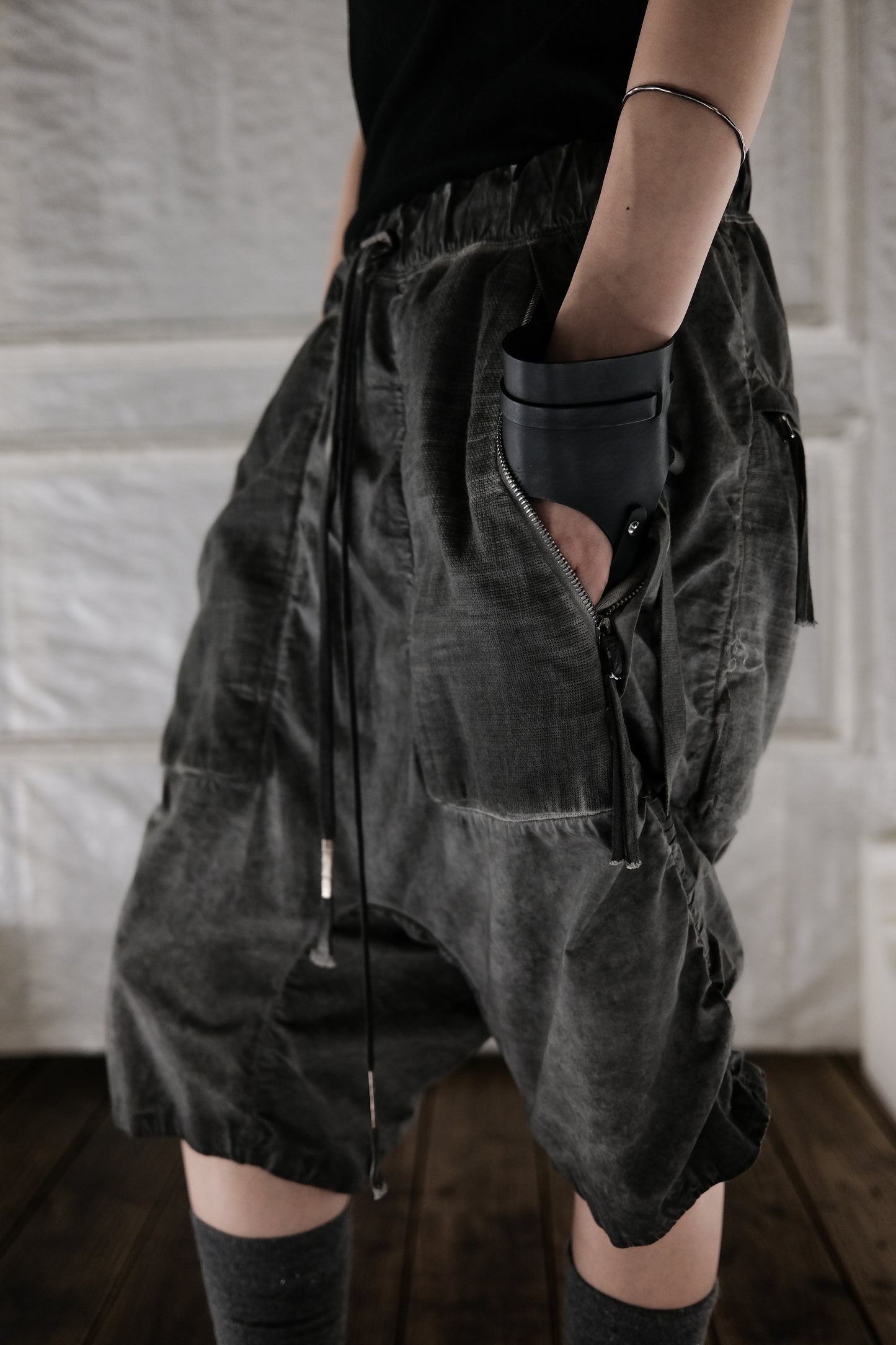 Boris Bidjan Saberi S/S2020 - P27 Cold Dyed Shorts