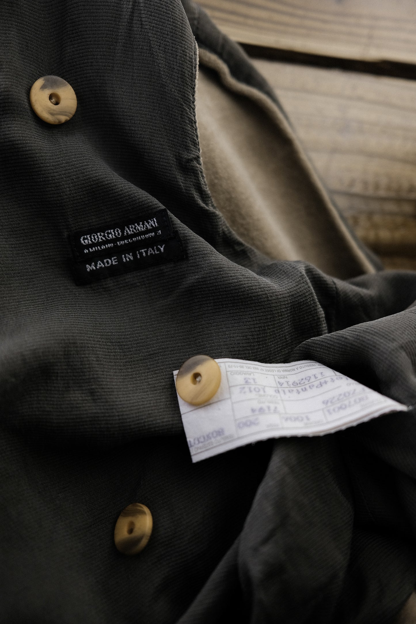 Giorgio Armani 1990s - Velvet Double Breasted Waistcoat