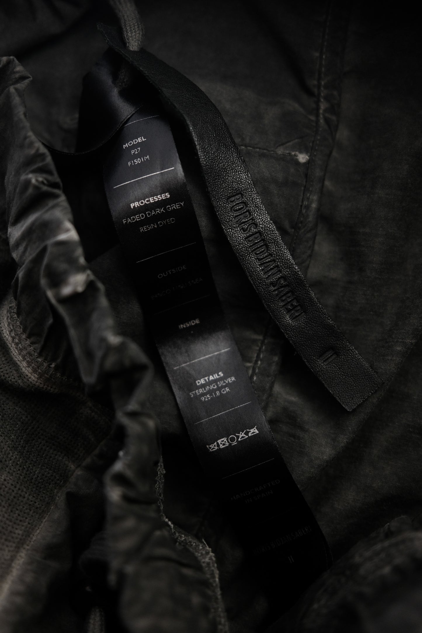 Boris Bidjan Saberi S/S2020 - P27 Cold Dyed Shorts
