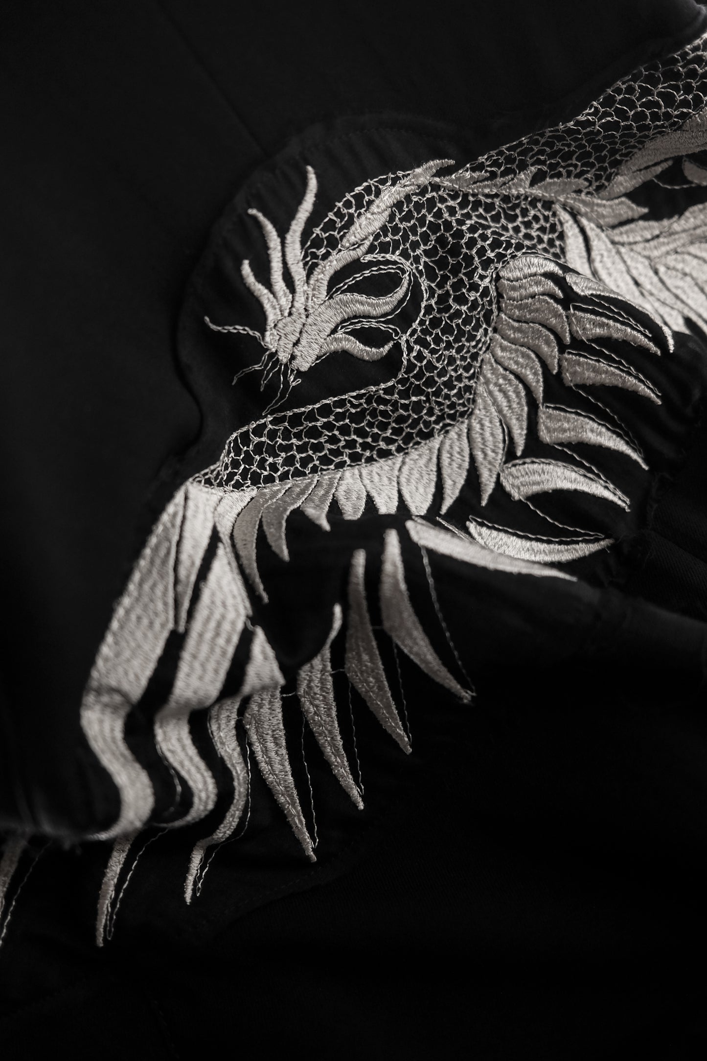 Ann Demuelemeester by Sébastien Meunier S/S2017 - Embroidered Sleeveless Coat