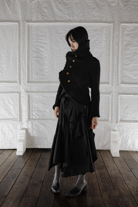 COMME des GARÇONS F/W2002 “Free Knitting” - Twist Wool Cardigan