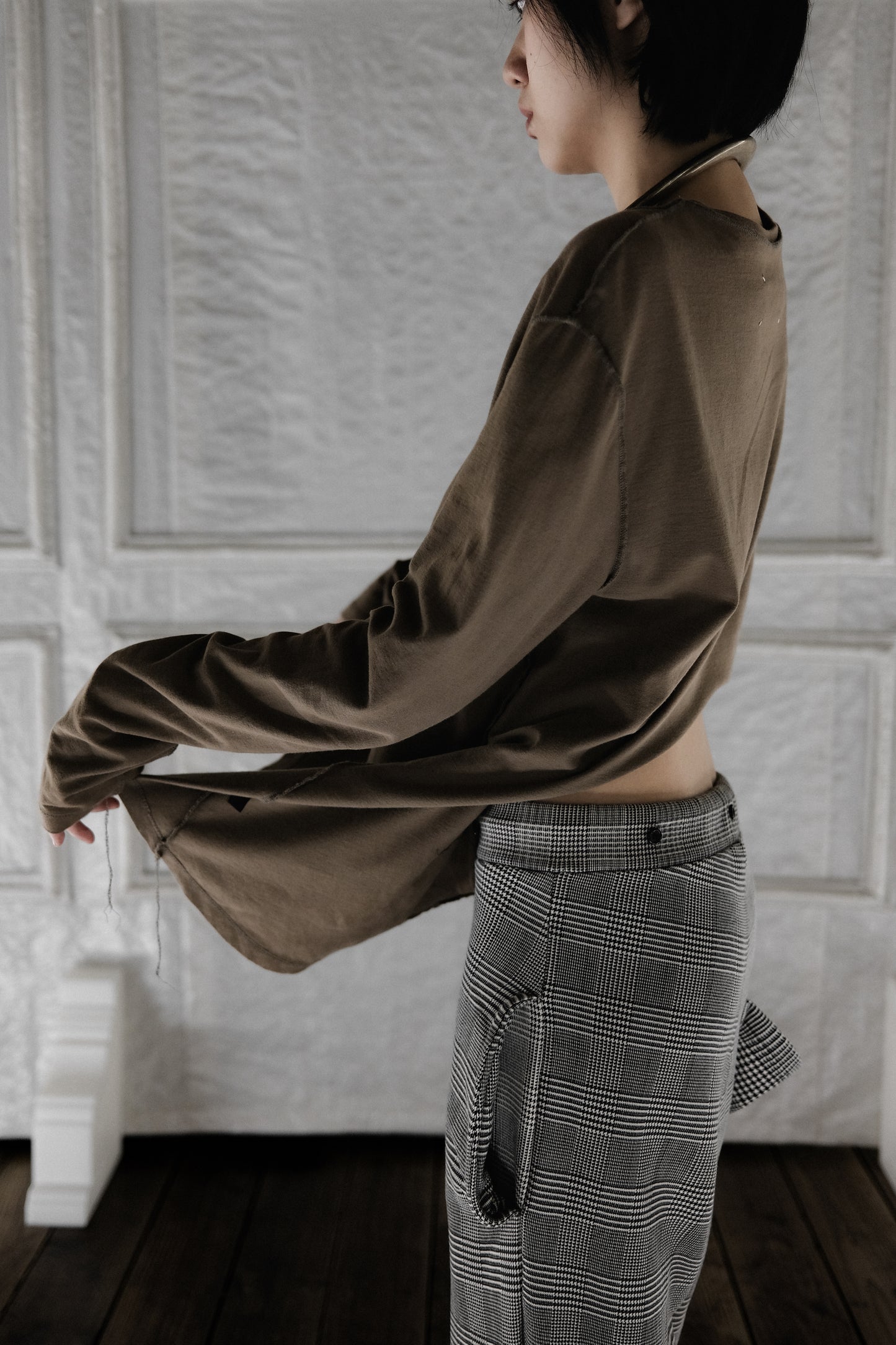 Martin Margiela S/S2003 - Inside-out Front Draped Top