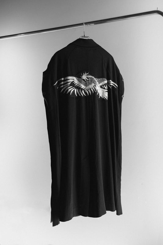 Ann Demuelemeester by Sébastien Meunier S/S2017 - Embroidered Sleeveless Coat