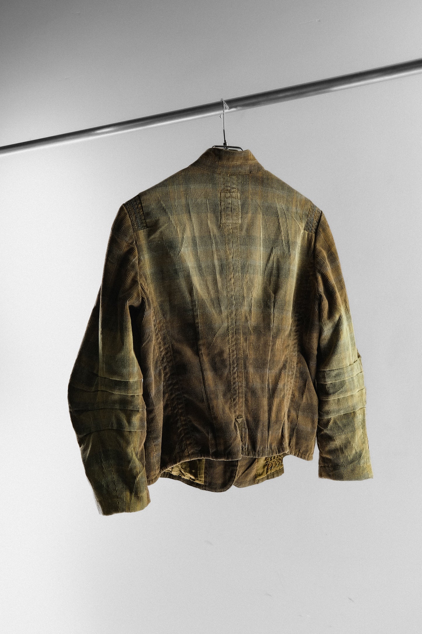 Marithé + François Girbaud 2000s - Velvet Pleated Blazer