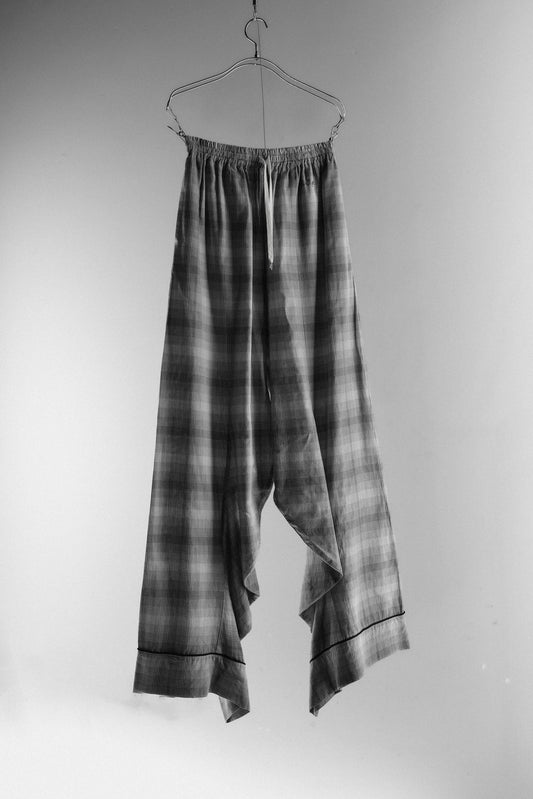 Facetasm S/S2018 - Curve Plaid Pajama Pants