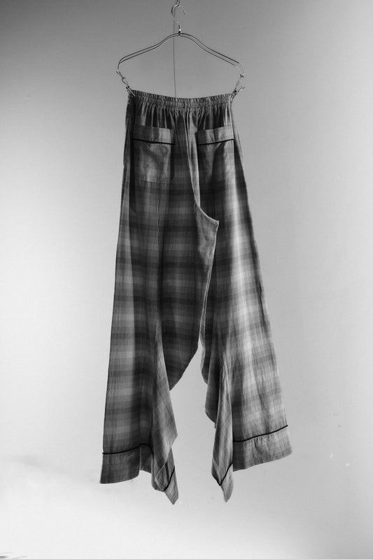 Facetasm S/S2018 - Curve Plaid Pajama Pants