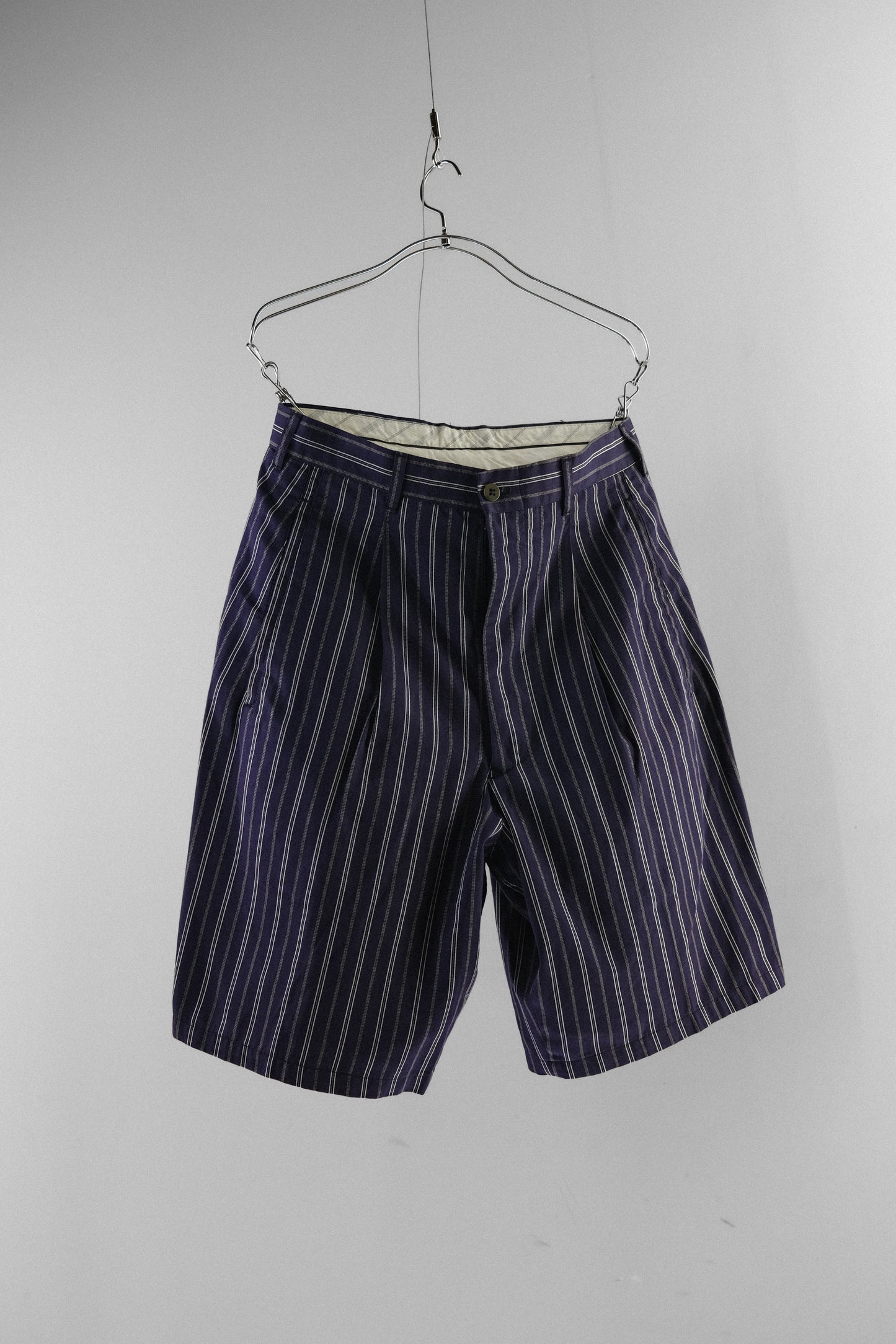 Marithé + François Girbaud for allegri 1984~1987 "MOMENTODUE" - Striped Shorts
