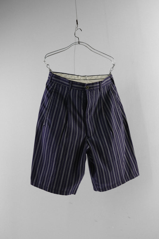 Marithé + François Girbaud for allegri 1984~1987 "MOMENTODUE" - Striped Shorts