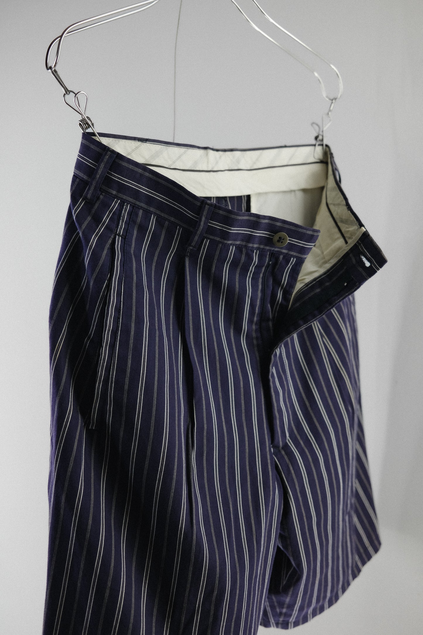 Marithé + François Girbaud for allegri 1984~1987 "MOMENTODUE" - Striped Shorts