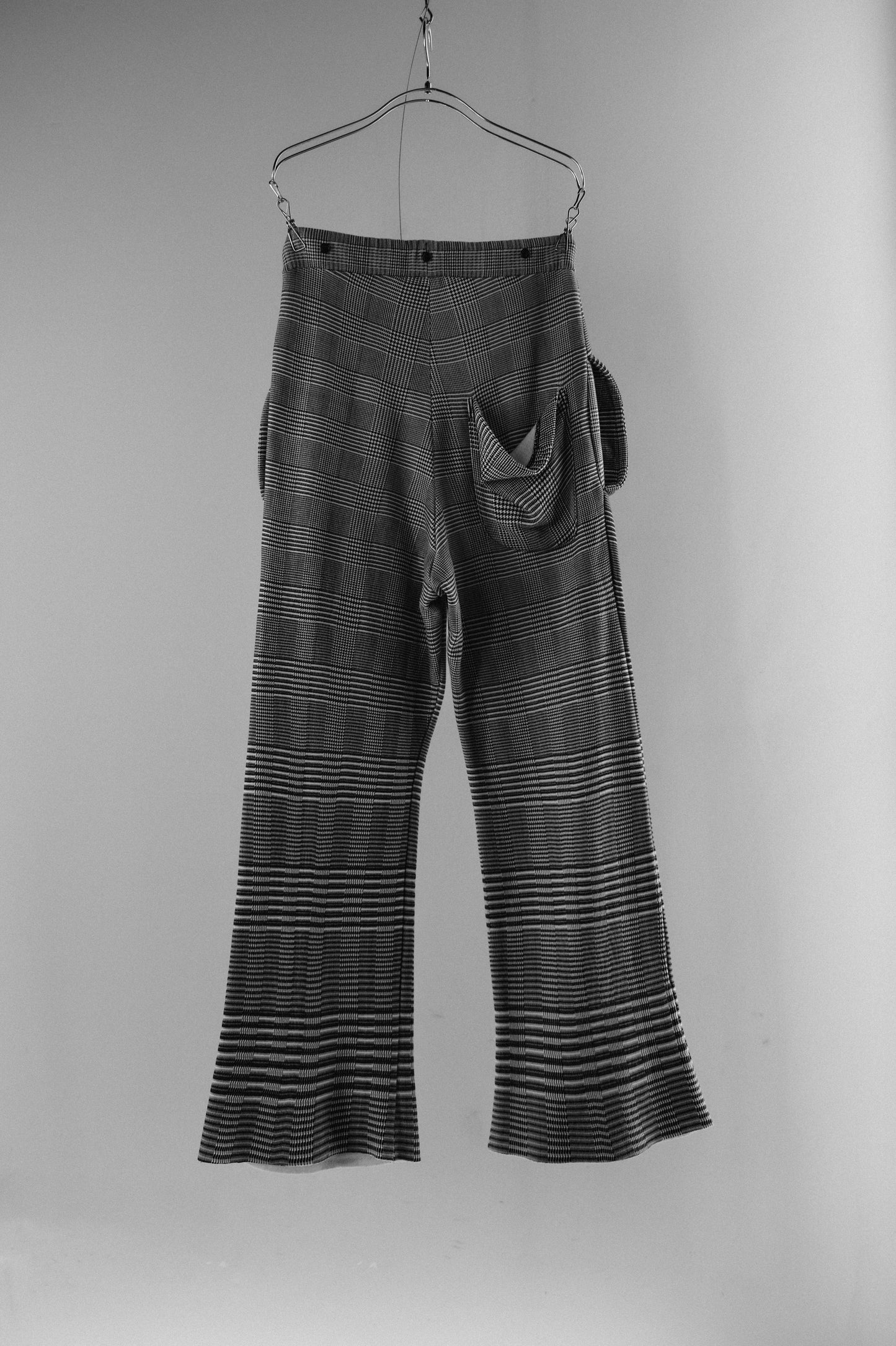 Undercover S/S2004 “Languid” - Check Flared Sweatpant