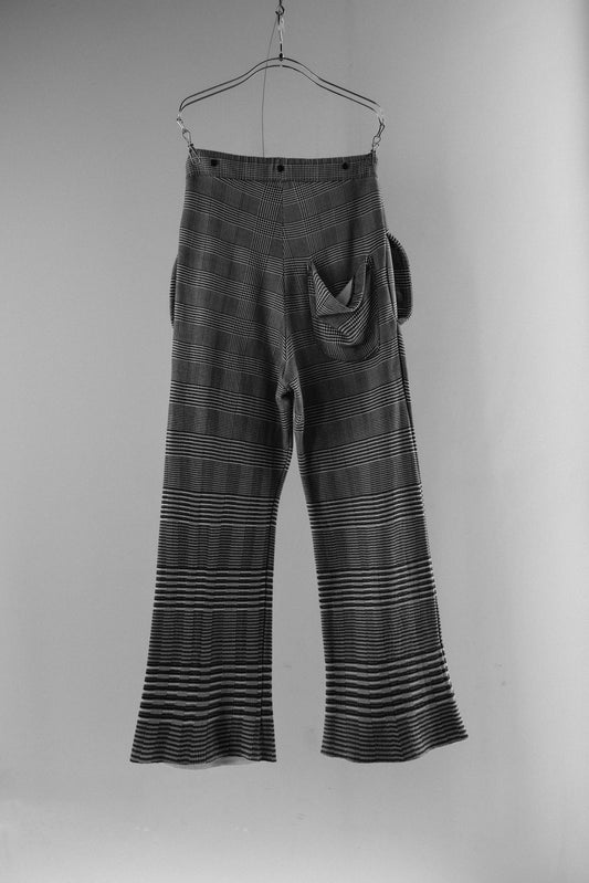 Undercover S/S2004 “Languid” - Check Flared Sweatpant