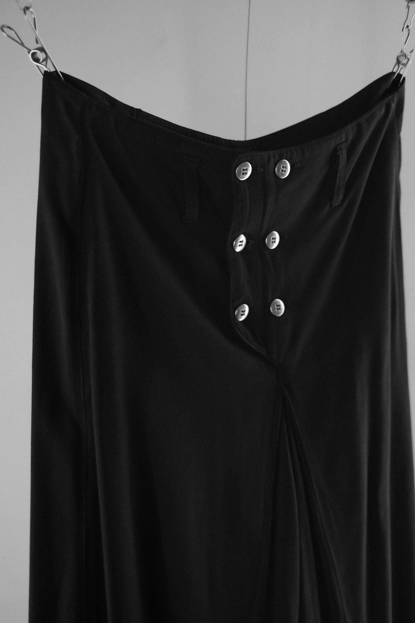 Marithé + François Girbaud 1980s “11342 Super Casual” - Gabardine Double Breasted Balloon Pants