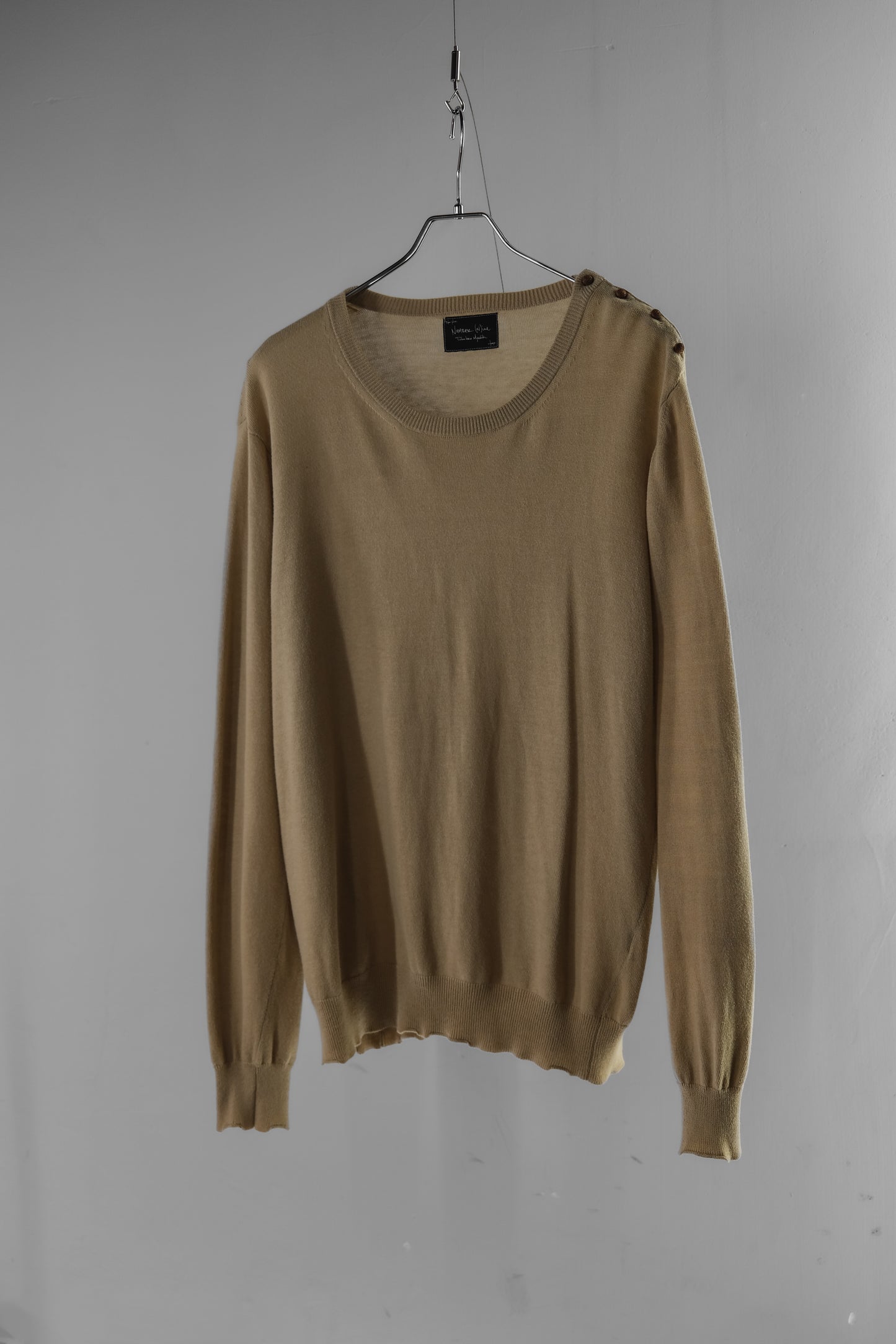 Number (N)ine F/W2003 - Shoulder Button Knit