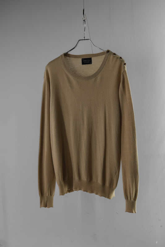 Number (N)ine F/W2003 - Shoulder Button Knit