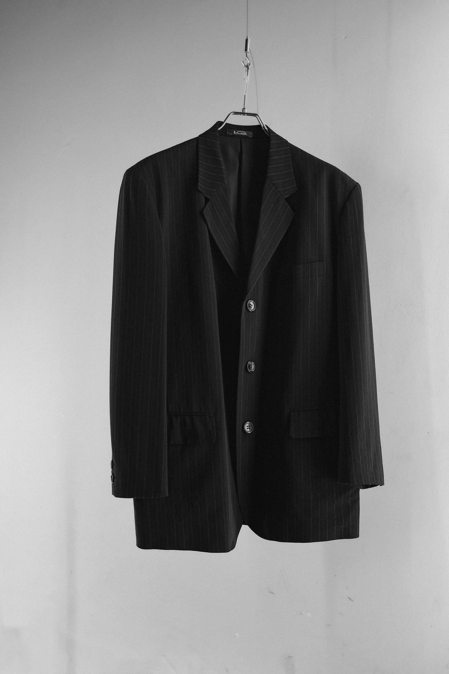 LQ Y’s for men 1990s - Wool Blend Pinstriped Blazer