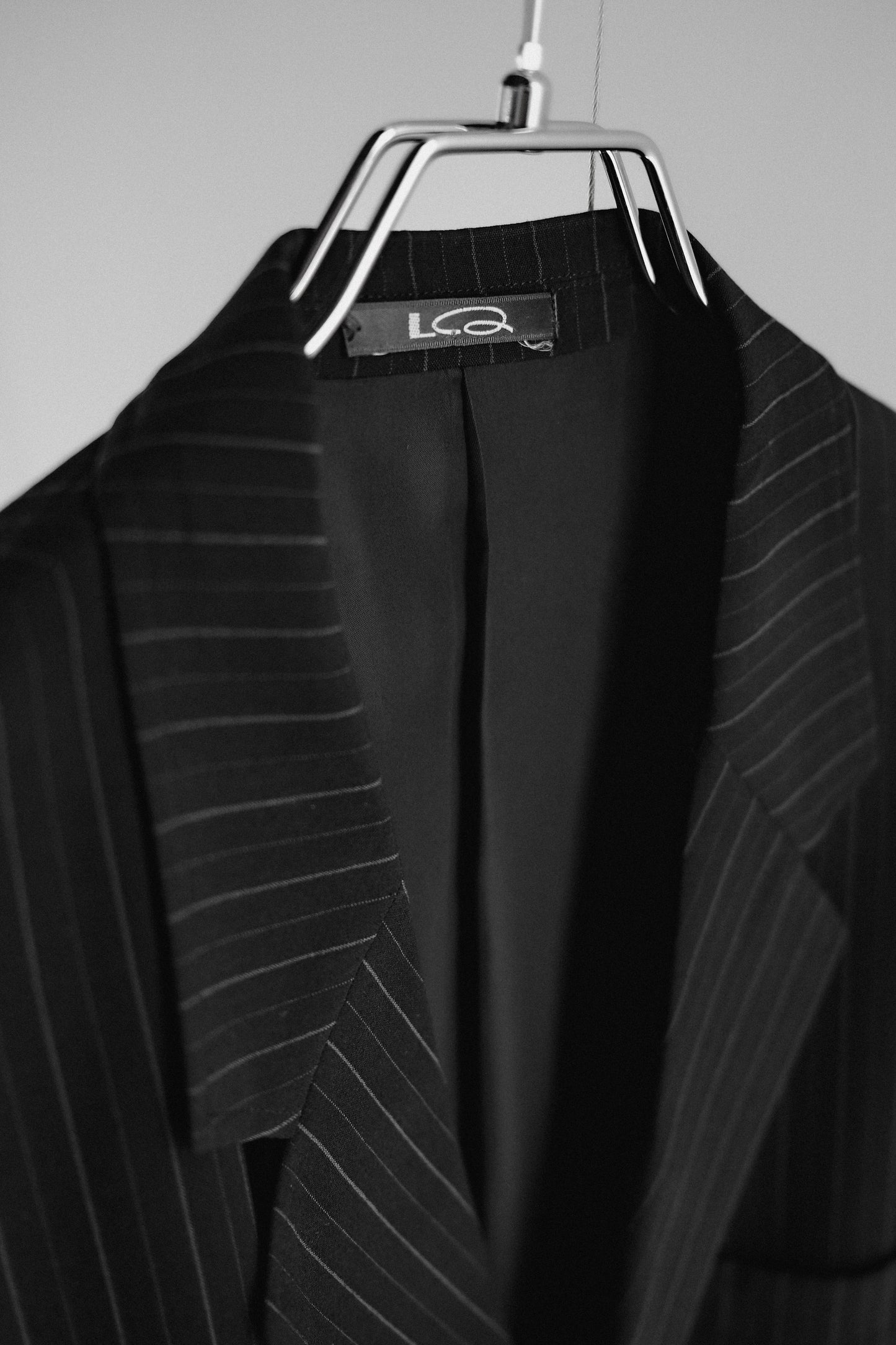 LQ Y’s for men 1990s - Wool Blend Pinstriped Blazer