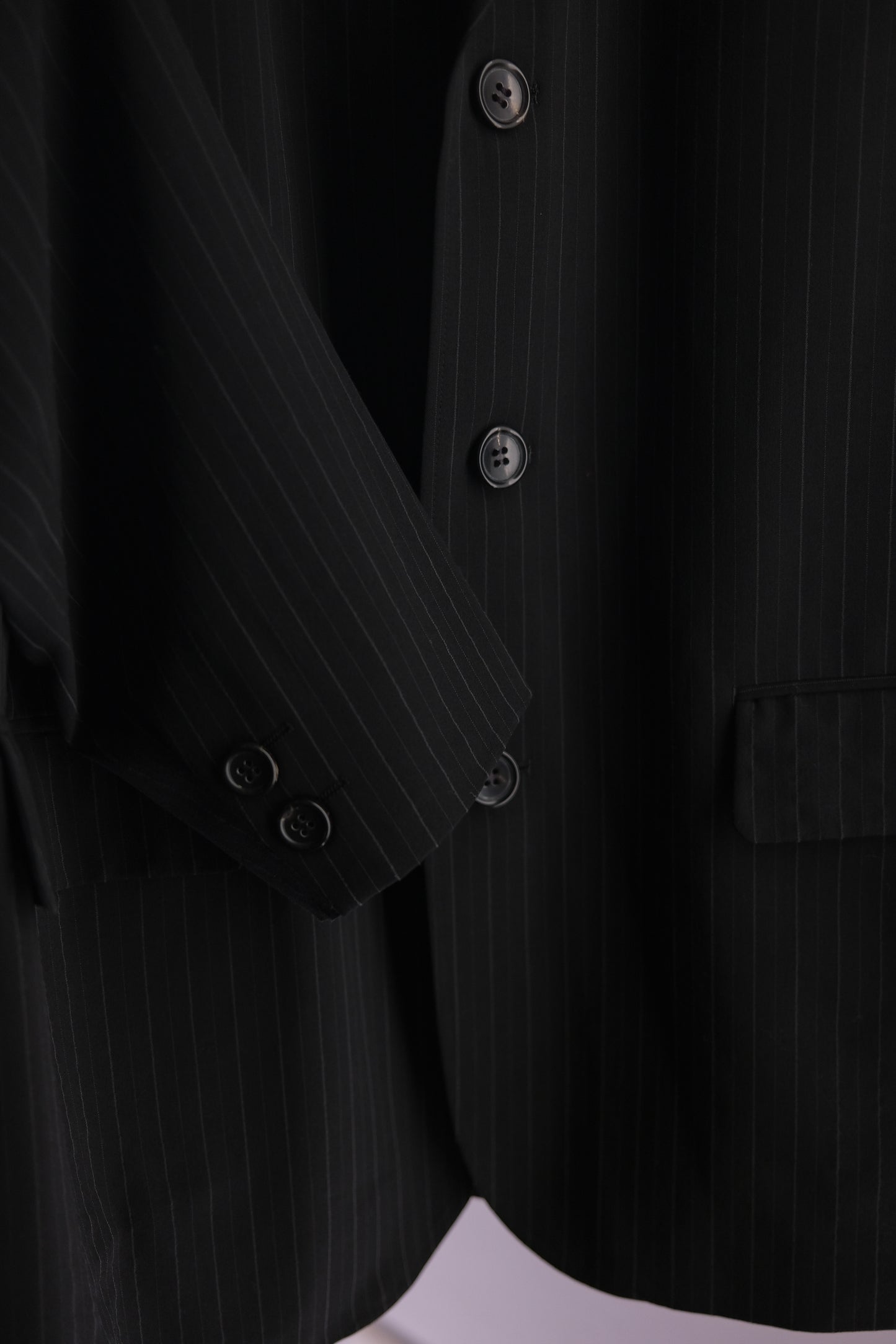 LQ Y’s for men 1990s - Wool Blend Pinstriped Blazer