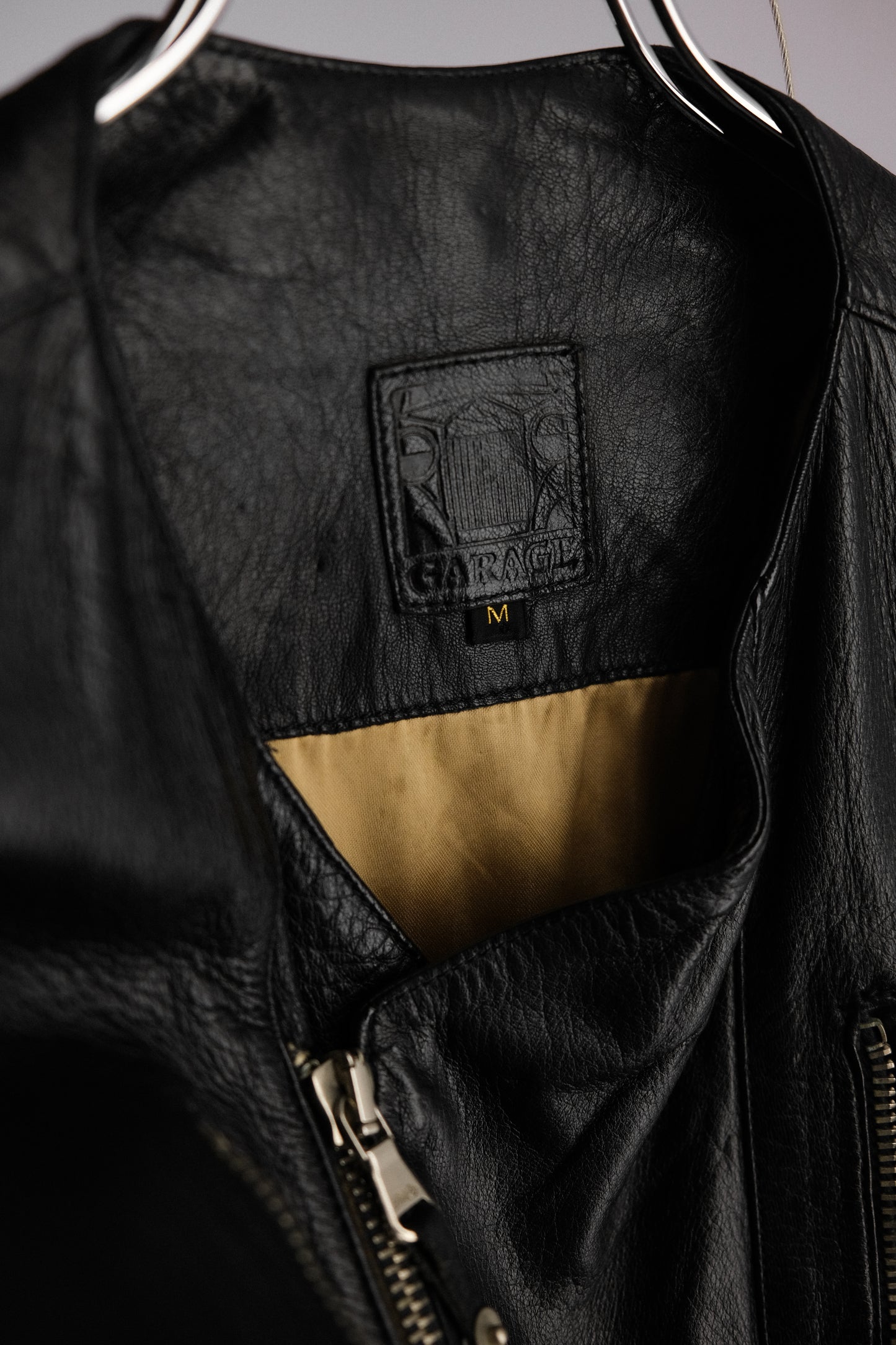 GARAGE 1980-1990s - Multi-zip Leather Vest