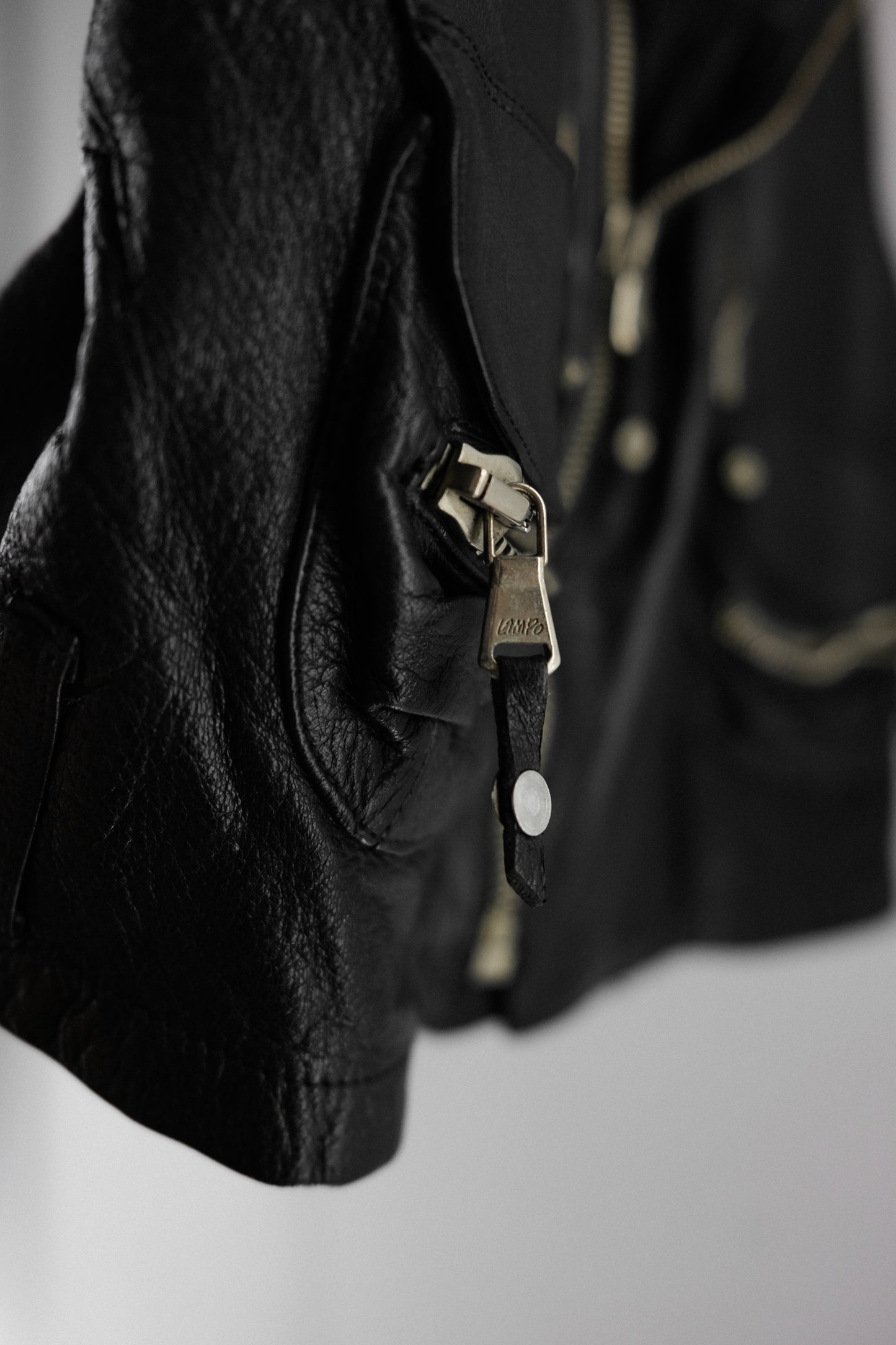 GARAGE 1980-1990s - Multi-zip Leather Vest