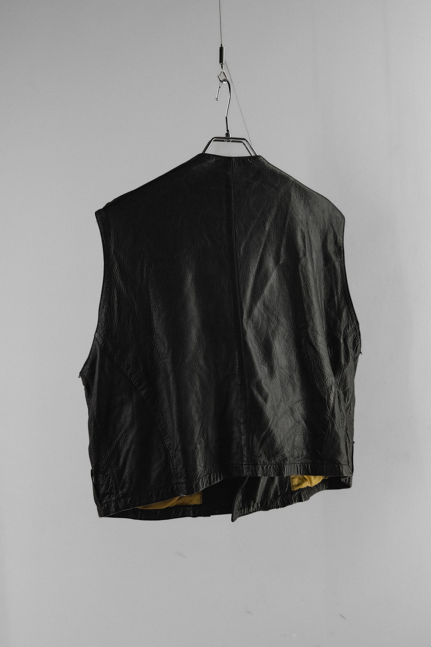 GARAGE 1980-1990s - Multi-zip Leather Vest
