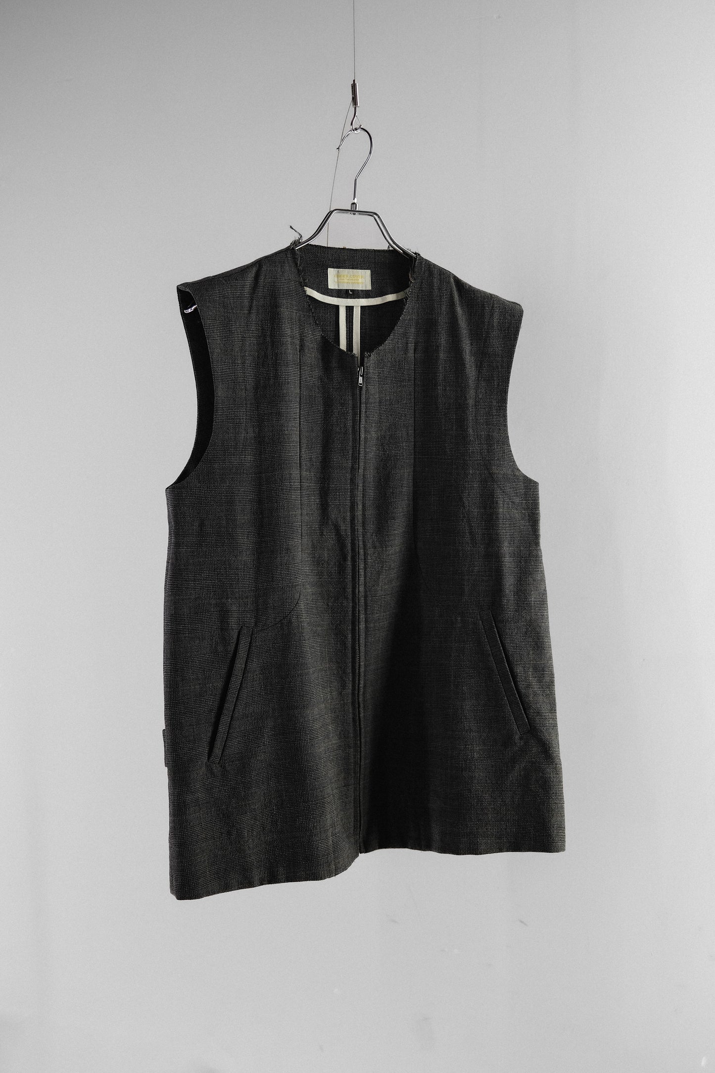 Undercover S/S1998 "Wet Summer" - Wool Zip-up Vest