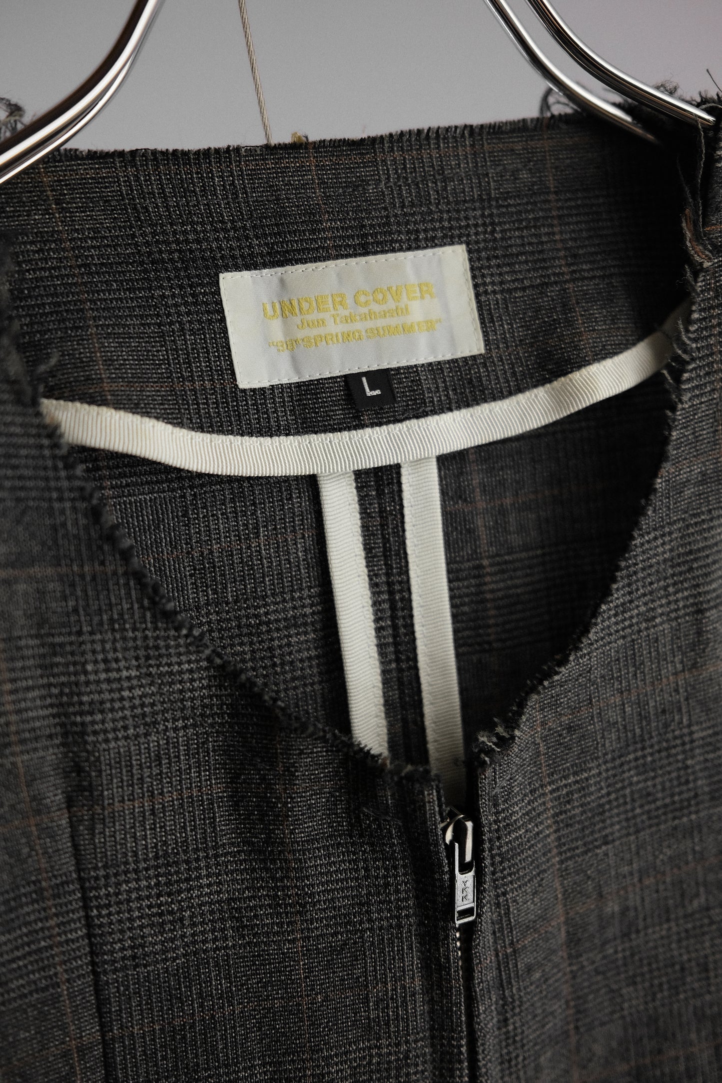 Undercover S/S1998 "Wet Summer" - Wool Zip-up Vest