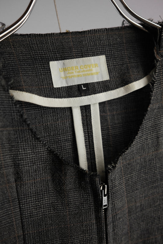 Undercover S/S1998 "Wet Summer" - Wool Zip-up Vest