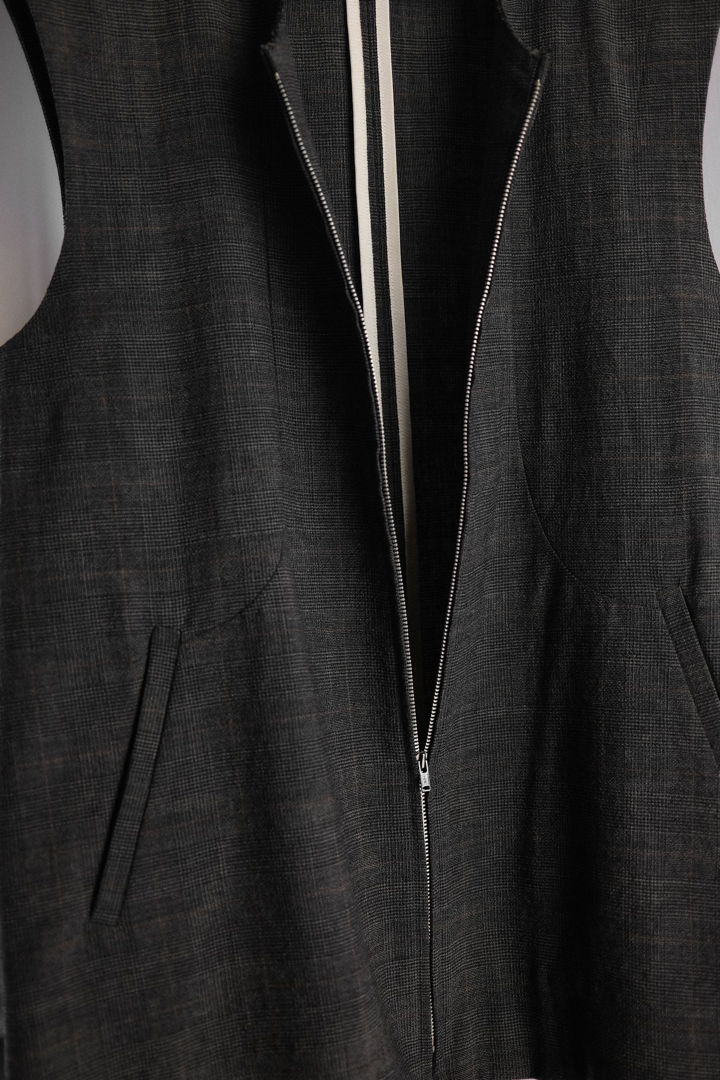 Undercover S/S1998 "Wet Summer" - Wool Zip-up Vest