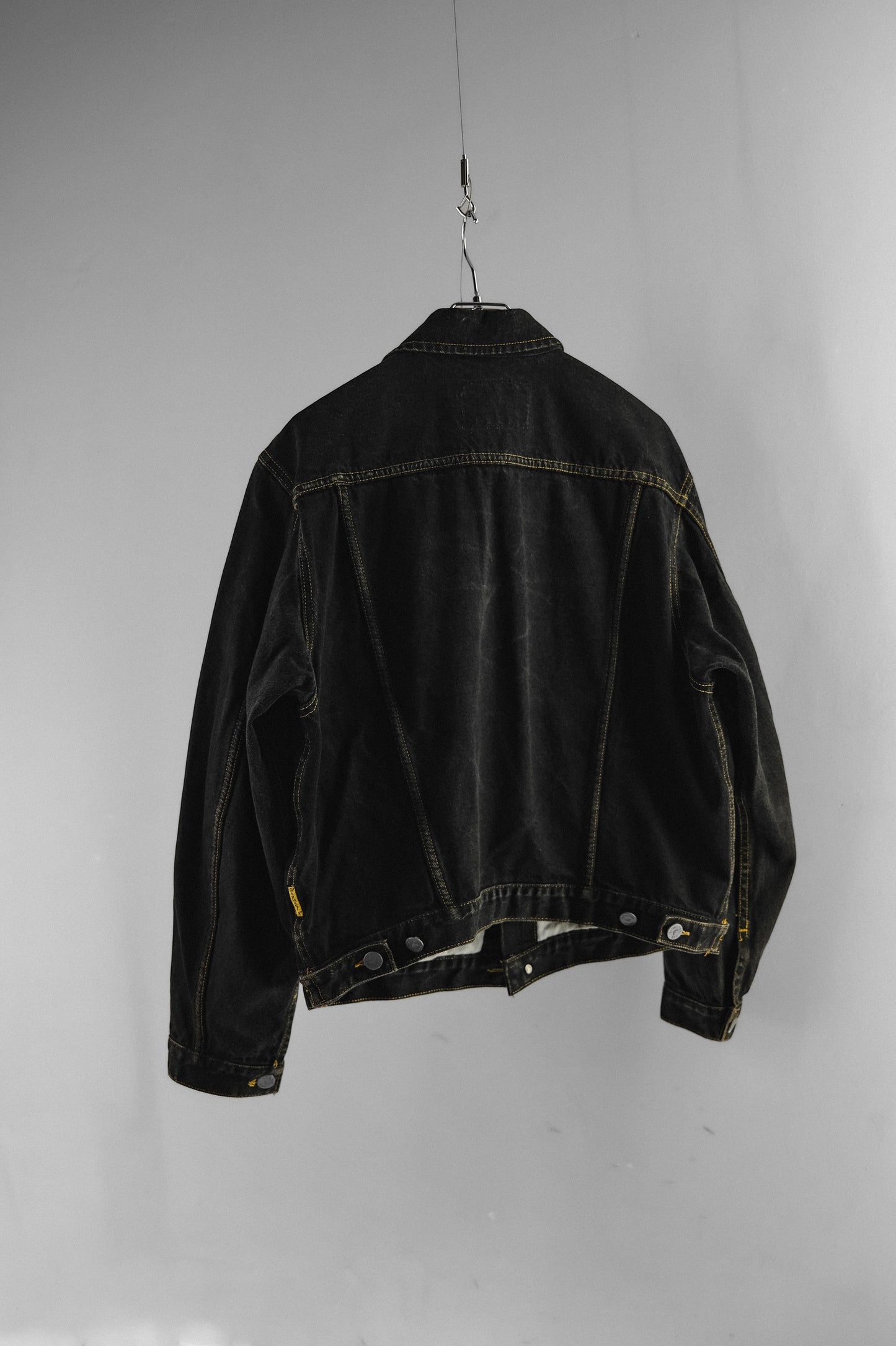 Armani Jeans 1990s - Denim Trucker Jacket Made imn USA