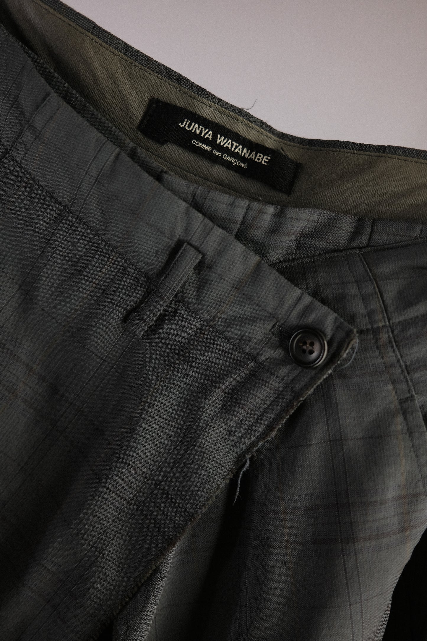 Junya Watanabe F/W1994 - Double Layered Check Wide Pants