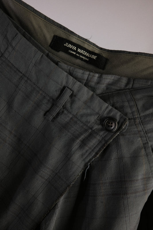 Junya Watanabe F/W1994 - Double Layered Check Wide Pants